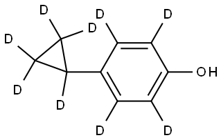 4-(cyclopropyl-d5)phen-2,3,5,6-d4-ol,2600399-68-4,结构式