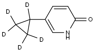 5-(cyclopropyl-d5)pyridin-2-ol Structure