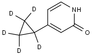 4-(cyclopropyl-d5)pyridin-2-ol Structure
