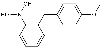 (2-(4-methoxybenzyl)phenyl)boronic acid Struktur