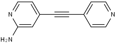 4-(pyridin-4-ylethynyl)pyridin-2-amine Struktur