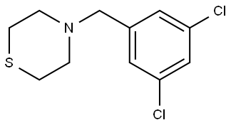 4-[(3,5-Dichlorophenyl)methyl]thiomorpholine 结构式