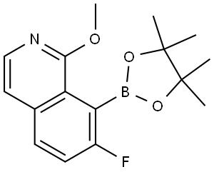 2633666-91-6 7-氟-1-甲氧基-8-(4,4,5,5-四甲基-1,3,2-二氧杂硼烷-2-基)异喹啉