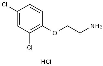 2-(2,4-Dichlorophenoxy)ethan-1-amine hydrochloride Structure