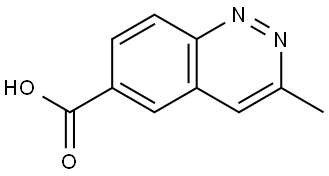 3-methylcinnoline-6-carboxylic acid Struktur