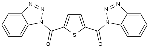 2640056-01-3 5-(benzotriazole-1-carbonyl)-thiophen-2-yl]-benzotriazol-1-yl-methanone
