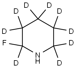 2-fluoropiperidine-2,3,3,4,4,5,5,6,6-d9 Structure