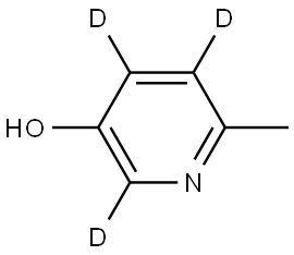 6-methylpyridin-2,4,5-d3-3-ol,2645411-94-3,结构式