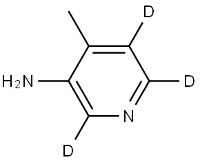 4-methylpyridin-2,5,6-d3-3-amine Struktur