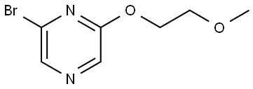 2-bromo-6-(2-methoxyethoxy)pyrazine,2645412-46-8,结构式