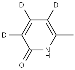 6-methylpyridin-3,4,5-d3-2-ol Structure