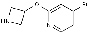 2-(azetidin-3-yloxy)-4-bromopyridine 化学構造式