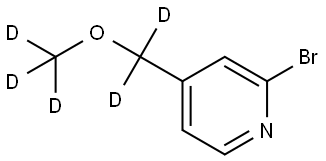 2-bromo-4-((methoxy-d3)methyl-d2)pyridine Structure
