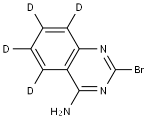 2-bromoquinazolin-5,6,7,8-d4-4-amine|