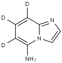 imidazo[1,2-a]pyridin-6,7,8-d3-5-amine Structure