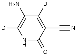 5-amino-2-hydroxynicotinonitrile-4,6-d2|