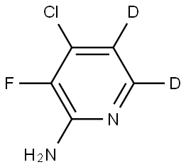 2645416-84-6 4-chloro-3-fluoropyridin-5,6-d2-2-amine