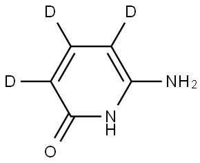 6-aminopyridin-2(1H)-one-3,4,5-d3 结构式