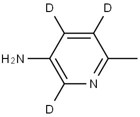 6-methylpyridin-2,4,5-d3-3-amine Structure