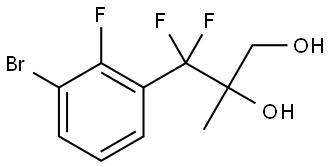 2647887-48-5 3-(3-bromo-2-fluorophenyl)-3,3-difluoro-2-methylpropane-1,2-diol