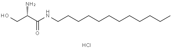 (S)-2-amino-N-dodecyl-3-hydroxypropanamide hydrochloride,2650443-86-8,结构式