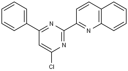 2-(4-氯-6-苯基嘧啶-2-基)喹啉, 2651321-61-6, 结构式