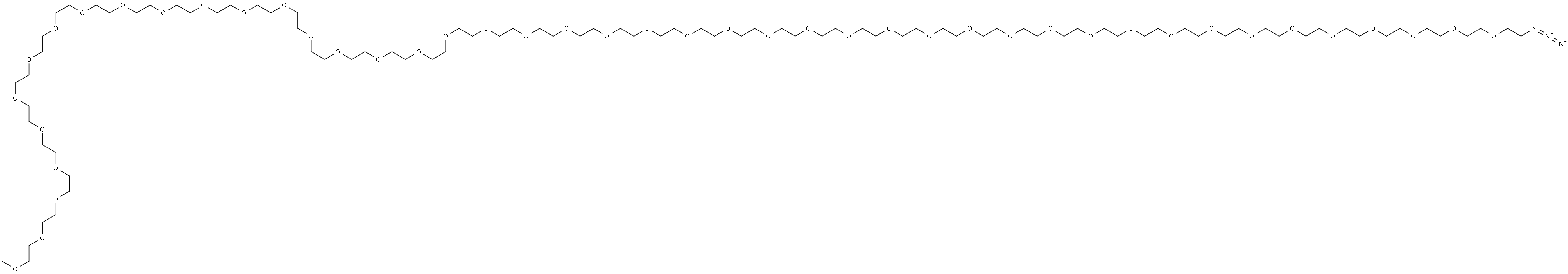 m-PEG45-N3 Structure