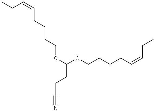 4,4-双[(5Z)-5-辛烯-1-基氧基】丁腈, 2664910-76-1, 结构式