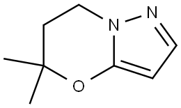 5,5-Dimethyl-6,7-dihydro-5H-pyrazolo[5,1-b][1,3]oxazine Structure