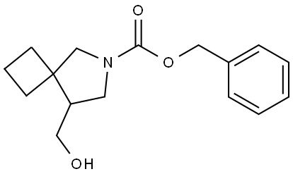 (6-CBZ-6-氮杂螺[3.4]辛烷-8-基)甲醇 结构式