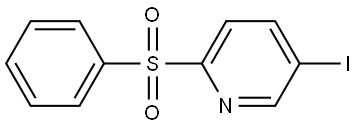 5-Iodo-2-(phenylsulfonyl)pyridine Structure