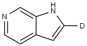 1H-pyrrolo[2,3-c]pyridine-2-d,2697155-70-5,结构式