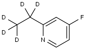 2697156-58-2 2-(ethyl-d5)-4-fluoropyridine