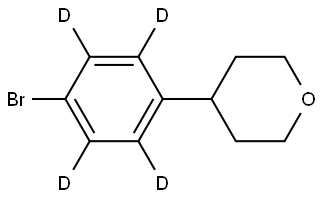 4-(4-bromophenyl-2,3,5,6-d4)tetrahydro-2H-pyran|