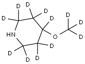 4-(methoxy-d3)piperidine-2,2,3,3,4,5,5,6,6-d9 Structure