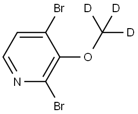 2697162-99-3 2,4-dibromo-3-(methoxy-d3)pyridine