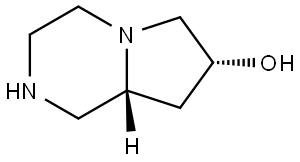 rel-(7S,8aS)-1,2,3,4,6,7,8,8a-octahydropyrrolo[1,2-a]pyrazin-7-ol,2702607-97-2,结构式