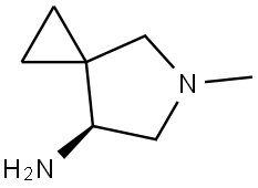 5-Azaspiro[2.4]heptan-7-amine, 5-methyl-, (7S)- Structure