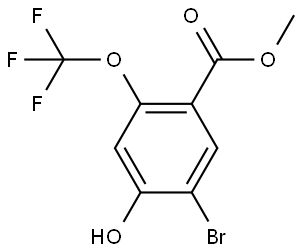 Methyl 5-bromo-4-hydroxy-2-(trifluoromethoxy)benzoate,2705126-38-9,结构式