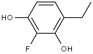 4-Ethyl-2-fluoro-1,3-benzenediol Structure