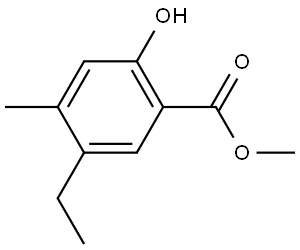 Methyl 5-ethyl-2-hydroxy-4-methylbenzoate,2705809-61-4,结构式