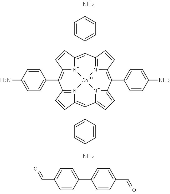 COF-367-Co COF Struktur