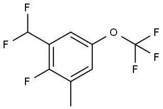 2706499-55-8 1-(Difluoromethyl)-2-fluoro-3-methyl-5-(trifluoromethoxy)benzene