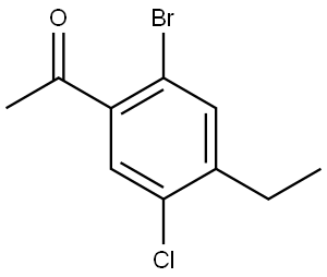 2707119-76-2 1-(2-Bromo-5-chloro-4-ethylphenyl)ethanone