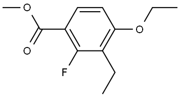 Methyl 4-ethoxy-3-ethyl-2-fluorobenzoate,2707129-34-6,结构式