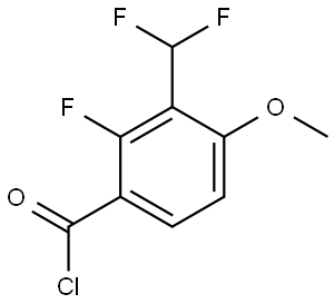 2708025-34-5 3-(Difluoromethyl)-2-fluoro-4-methoxybenzoyl chloride