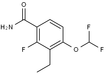2709763-79-9 4-(Difluoromethoxy)-3-ethyl-2-fluorobenzamide