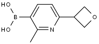 (2-methyl-6-(oxetan-3-yl)pyridin-3-yl)boronic acid|