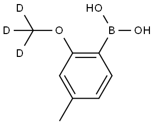 (2-(methoxy-d3)-4-methylphenyl)boronic acid Structure