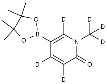 1-(methyl-d3)-5-(4,4,5,5-tetramethyl-1,3,2-dioxaborolan-2-yl)pyridin-2(1H)-one-3,4,6-d3|